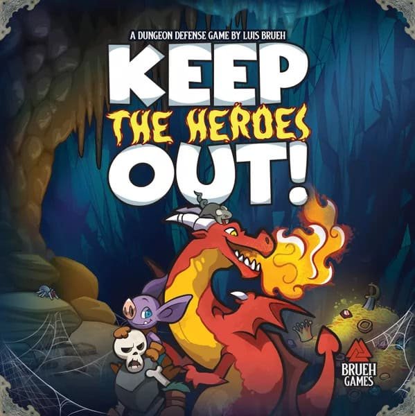 Keep the Heroes Out Game - 1 player board games for kids