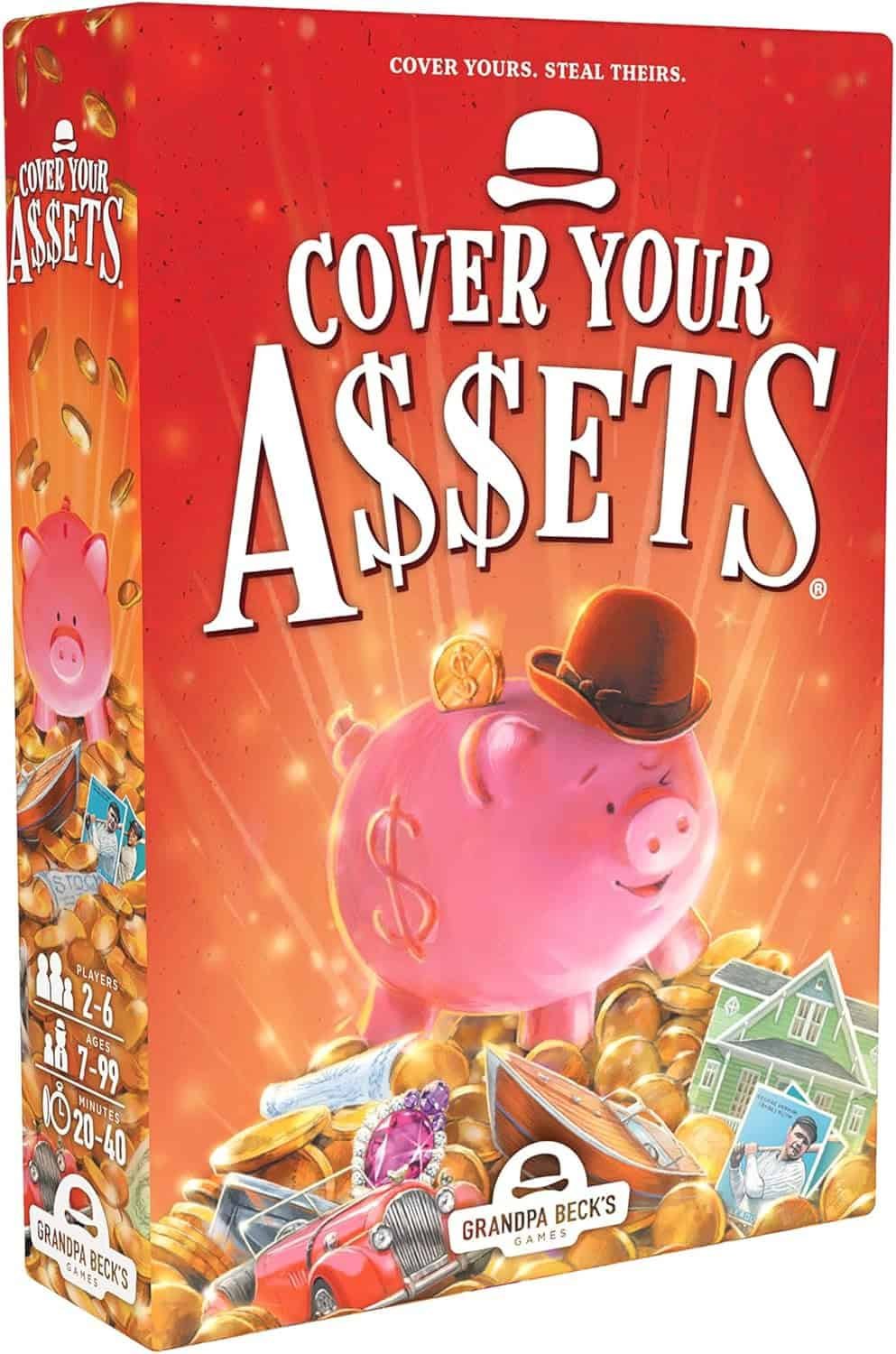 Cover Your Assets Game - board games under $20