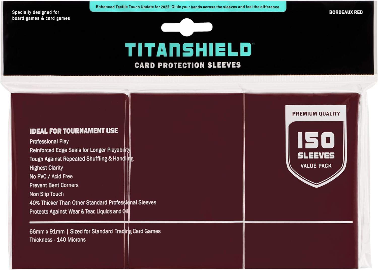 Titan Shield Standard Size Card Sleeves 