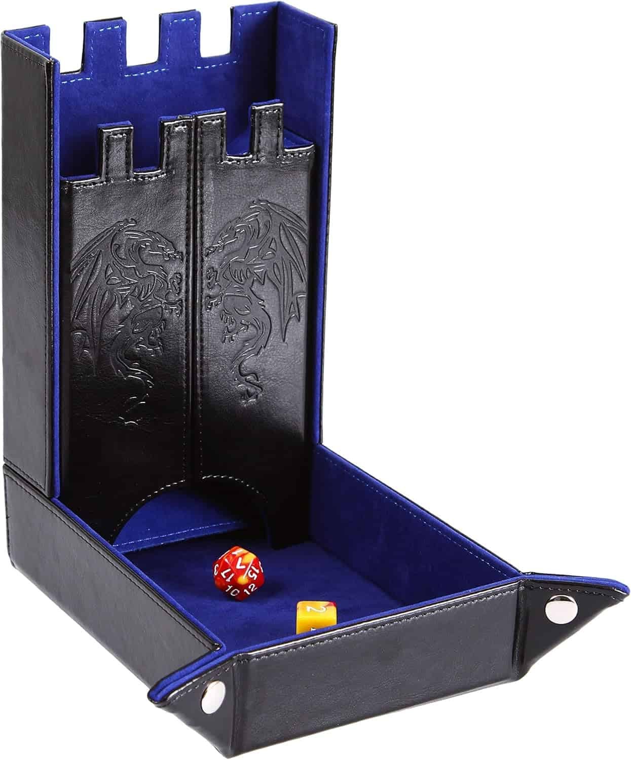 Forged Dice Co. Draco Castle Foldable Dice Tower and Tray